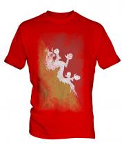 Bhutan Faded Flag Mens T-Shirt