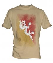 Bhutan Faded Flag Mens T-Shirt