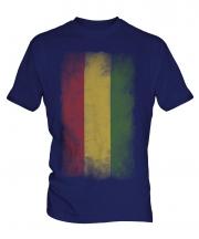 Bolivia Faded Flag Mens T-Shirt