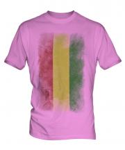 Bolivia Faded Flag Mens T-Shirt