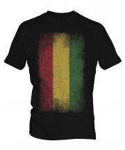 Bolivia Faded Flag Mens T-Shirt
