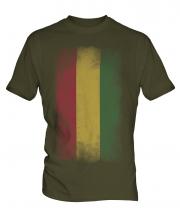 Bolivia Faded Flag Mens T-Shirt