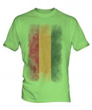 Bolivia Faded Flag Mens T-Shirt