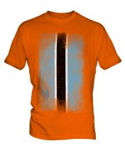 Botswana Faded Flag Mens T-Shirt