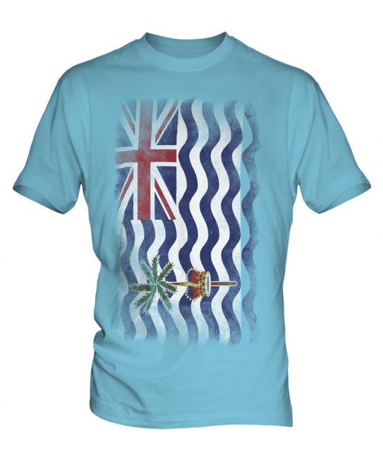 British Indian Ocean Territory Faded Flag Mens T-Shirt