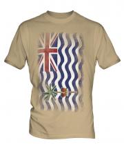 British Indian Ocean Territory Faded Flag Mens T-Shirt