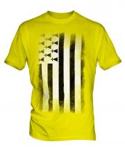 Brittany Faded Flag Mens T-Shirt