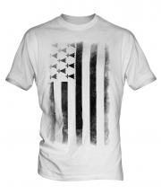 Brittany Faded Flag Mens T-Shirt