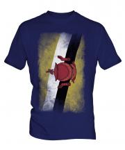 Brunei Faded Flag Mens T-Shirt