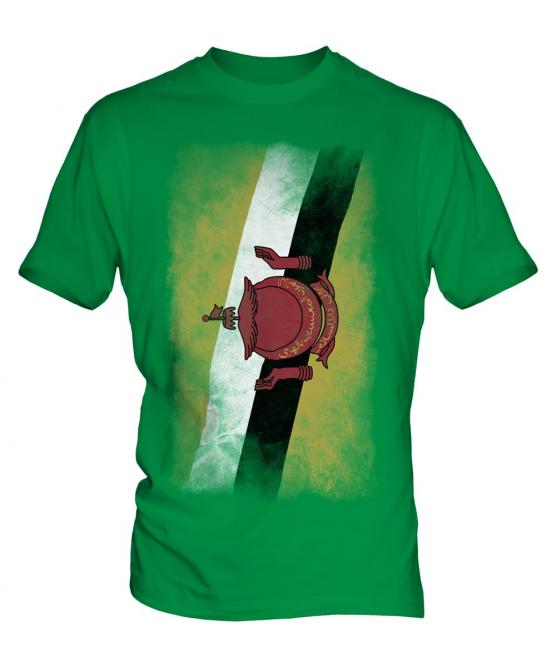 Brunei Faded Flag Mens T-Shirt