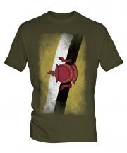 Brunei Faded Flag Mens T-Shirt