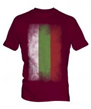 Bulgaria Faded Flag Mens T-Shirt
