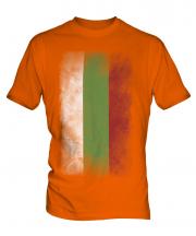 Bulgaria Faded Flag Mens T-Shirt