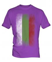 Bulgaria Faded Flag Mens T-Shirt