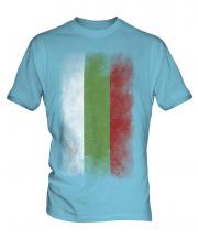 Bulgaria Faded Flag Mens T-Shirt