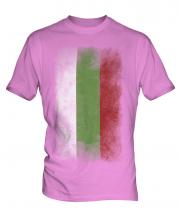 Bulgaria Faded Flag Mens T-Shirt