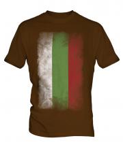 Bulgaria Faded Flag Mens T-Shirt