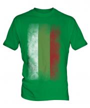 Bulgaria Faded Flag Mens T-Shirt