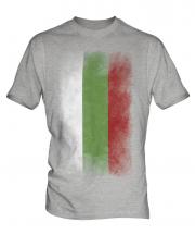 Bulgaria Faded Flag Mens T-Shirt