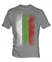 Bulgaria Faded Flag Mens T-Shirt