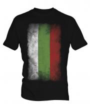 Bulgaria Faded Flag Mens T-Shirt