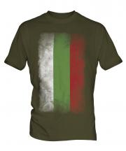 Bulgaria Faded Flag Mens T-Shirt