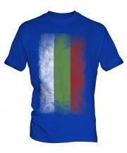 Bulgaria Faded Flag Mens T-Shirt
