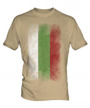 Bulgaria Faded Flag Mens T-Shirt