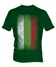 Bulgaria Faded Flag Mens T-Shirt