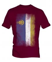 Buryatia Faded Flag Mens T-Shirt