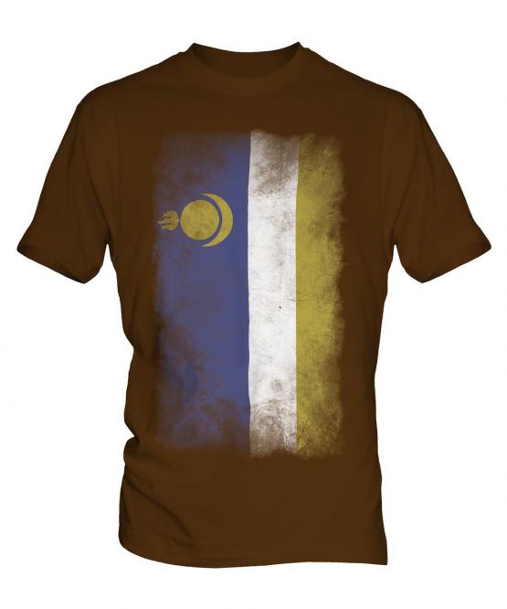 Buryatia Faded Flag Mens T-Shirt