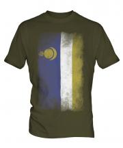Buryatia Faded Flag Mens T-Shirt