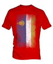 Buryatia Faded Flag Mens T-Shirt