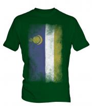 Buryatia Faded Flag Mens T-Shirt