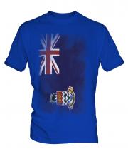 Cayman Islands Faded Flag Mens T-Shirt