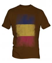 Chad Faded Flag Mens T-Shirt