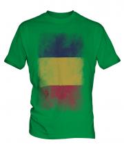 Chad Faded Flag Mens T-Shirt