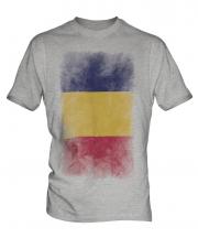 Chad Faded Flag Mens T-Shirt