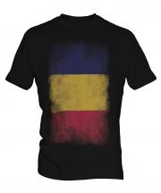 Chad Faded Flag Mens T-Shirt