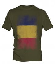 Chad Faded Flag Mens T-Shirt