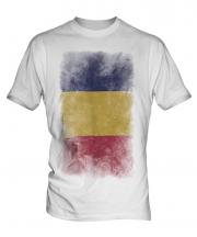 Chad Faded Flag Mens T-Shirt
