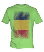 Chad Faded Flag Mens T-Shirt