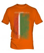 Chechen Republic Faded Flag Mens T-Shirt