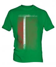 Chechen Republic Faded Flag Mens T-Shirt