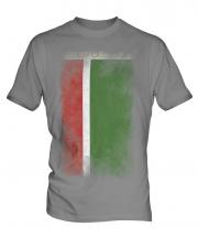 Chechen Republic Faded Flag Mens T-Shirt