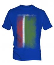 Chechen Republic Faded Flag Mens T-Shirt