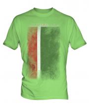 Chechen Republic Faded Flag Mens T-Shirt
