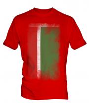 Chechen Republic Faded Flag Mens T-Shirt