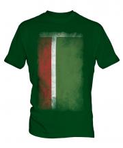 Chechen Republic Faded Flag Mens T-Shirt