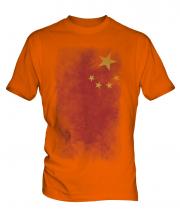 China Faded Flag Mens T-Shirt